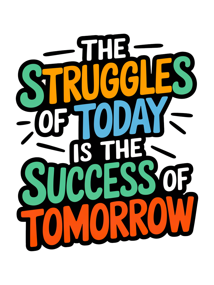 Today's Struggles Tomorrow's Success Quote