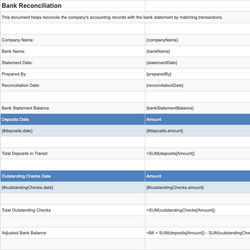 Bank Reconciliation