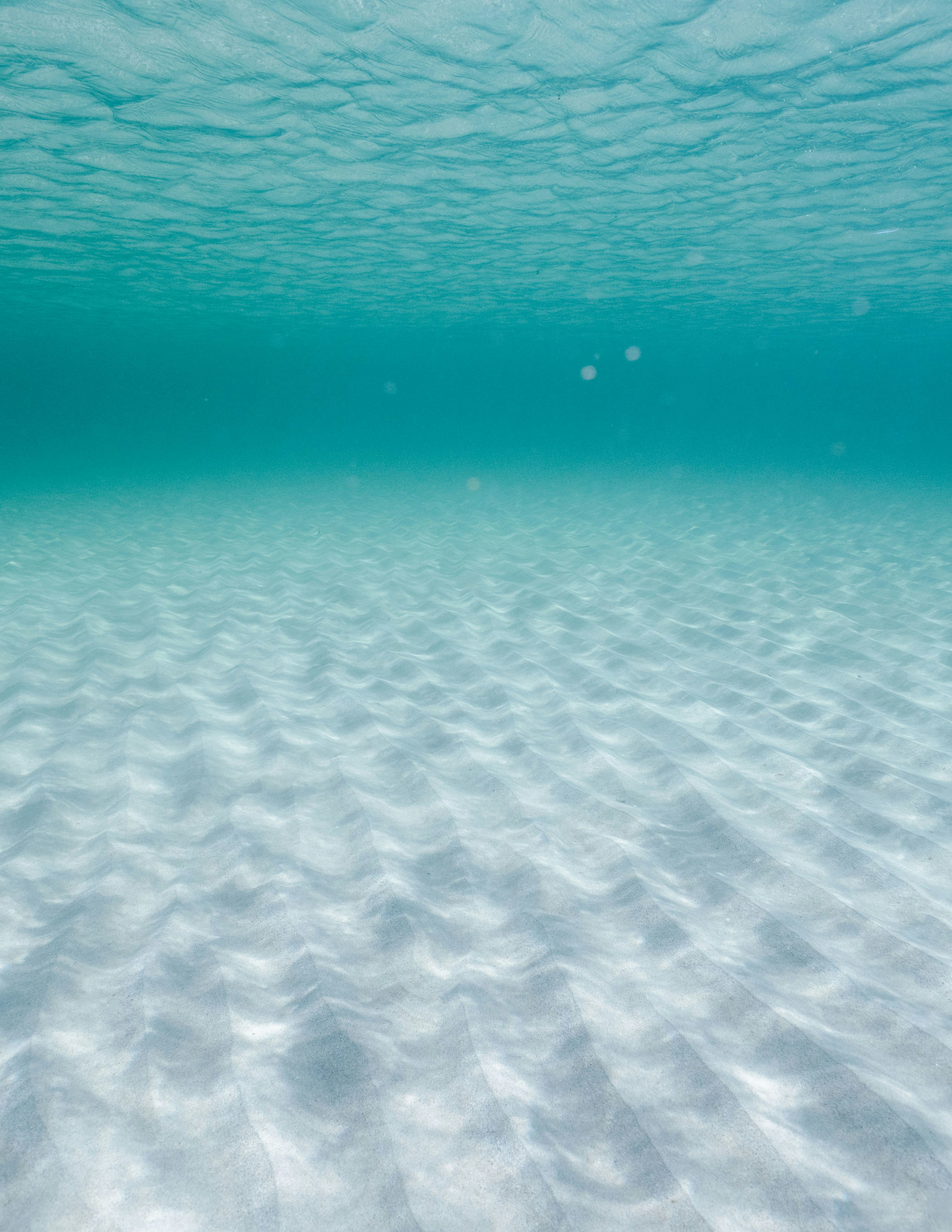 Underwater Clear Sandy Seabed