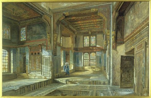 Traditional Islamic Room Interior