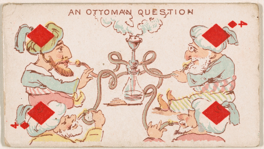 An Ottoman Question Playing Card