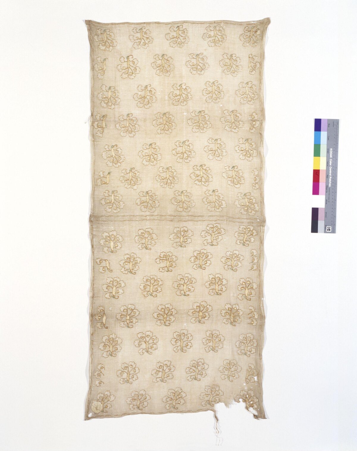 Antique Embroidered Textile Fragment