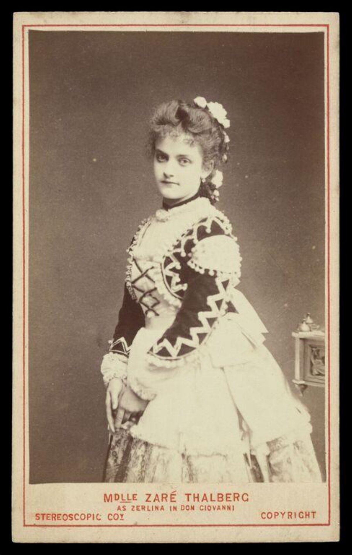 Zare Thalberg as Zerlina Stage Portrait
