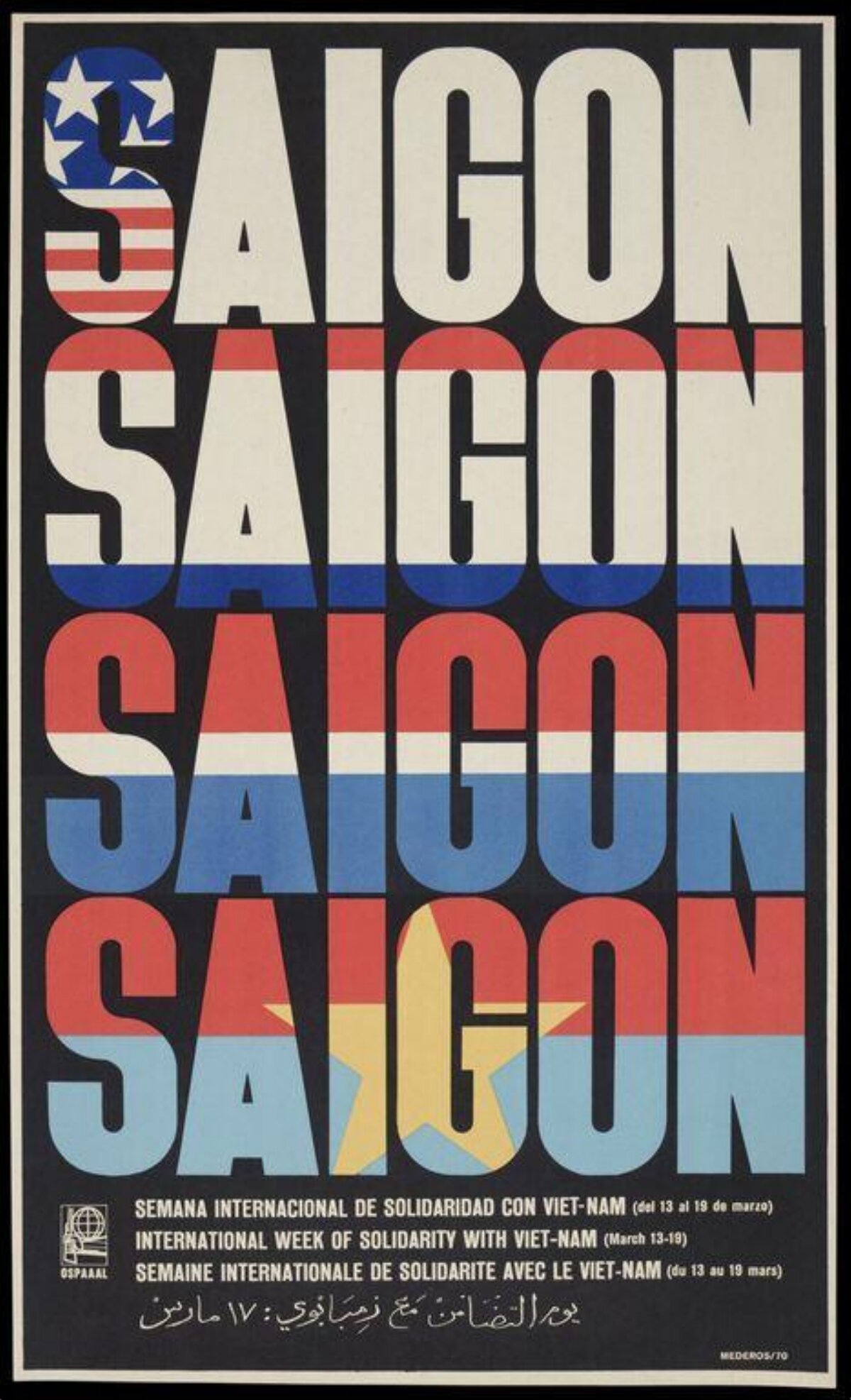 Saigon Vietnam Solidarity Poster