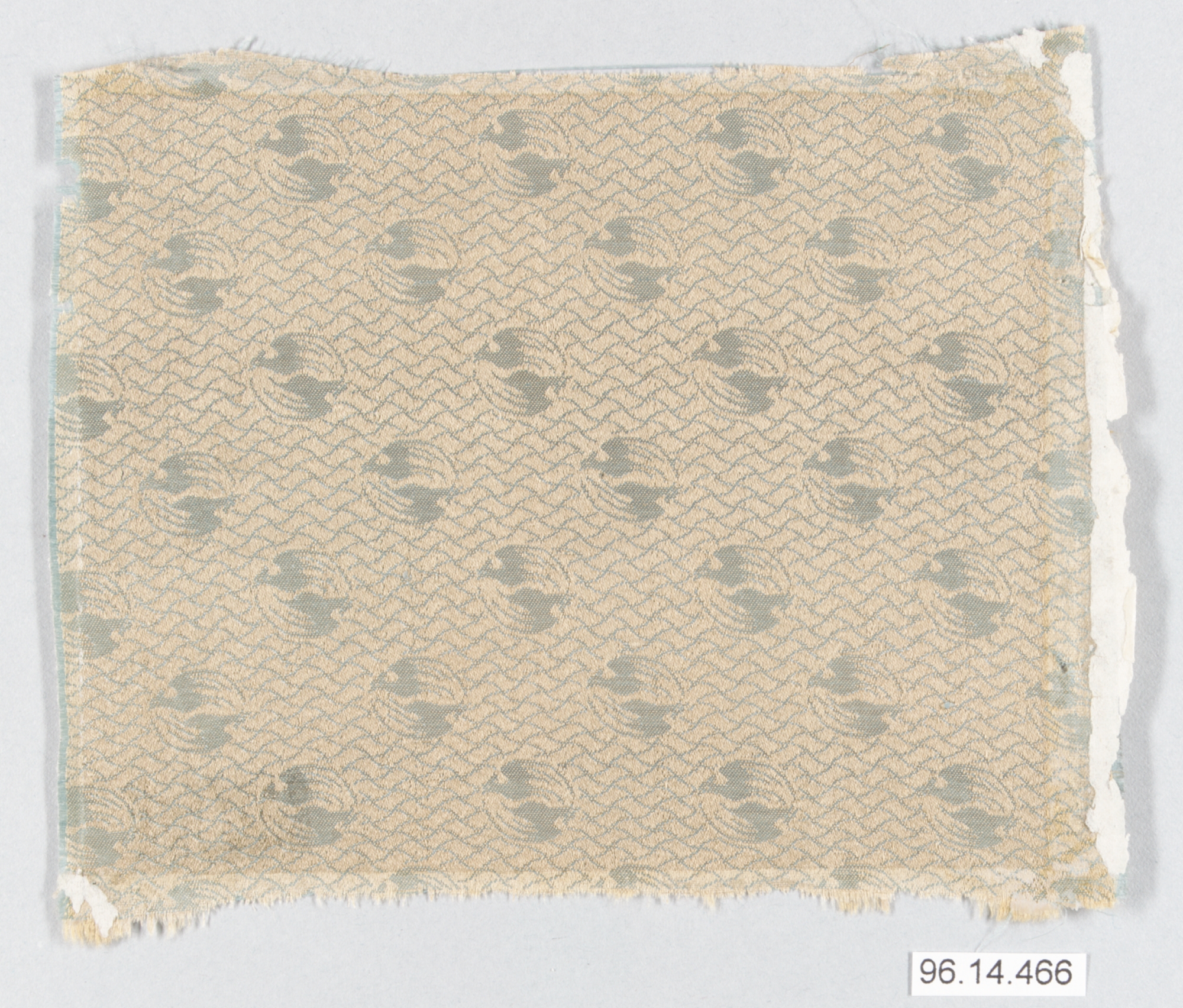 Antique Patterned Textile Fragment