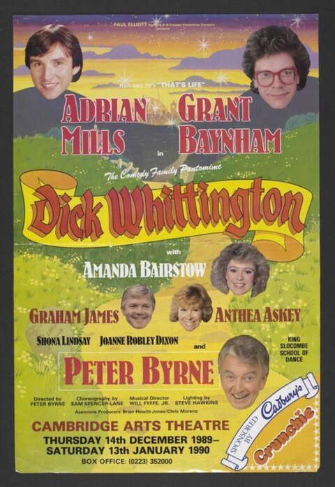 1989 Dick Whittington Pantomime Poster