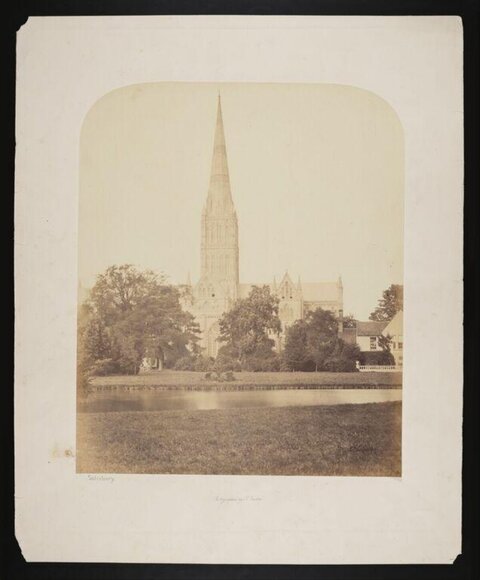 Vintage View of Salisbury Cathedral