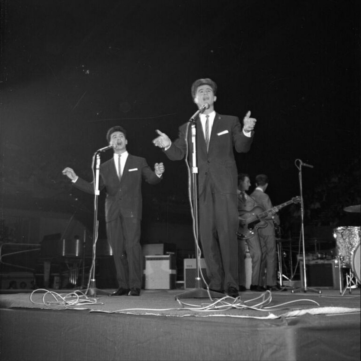 Vocal Duo Performing On Stage