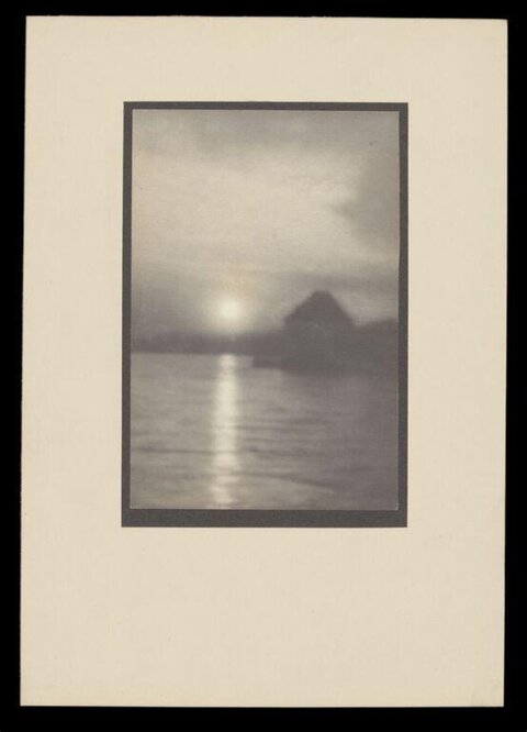 Sunset Over Calm Water