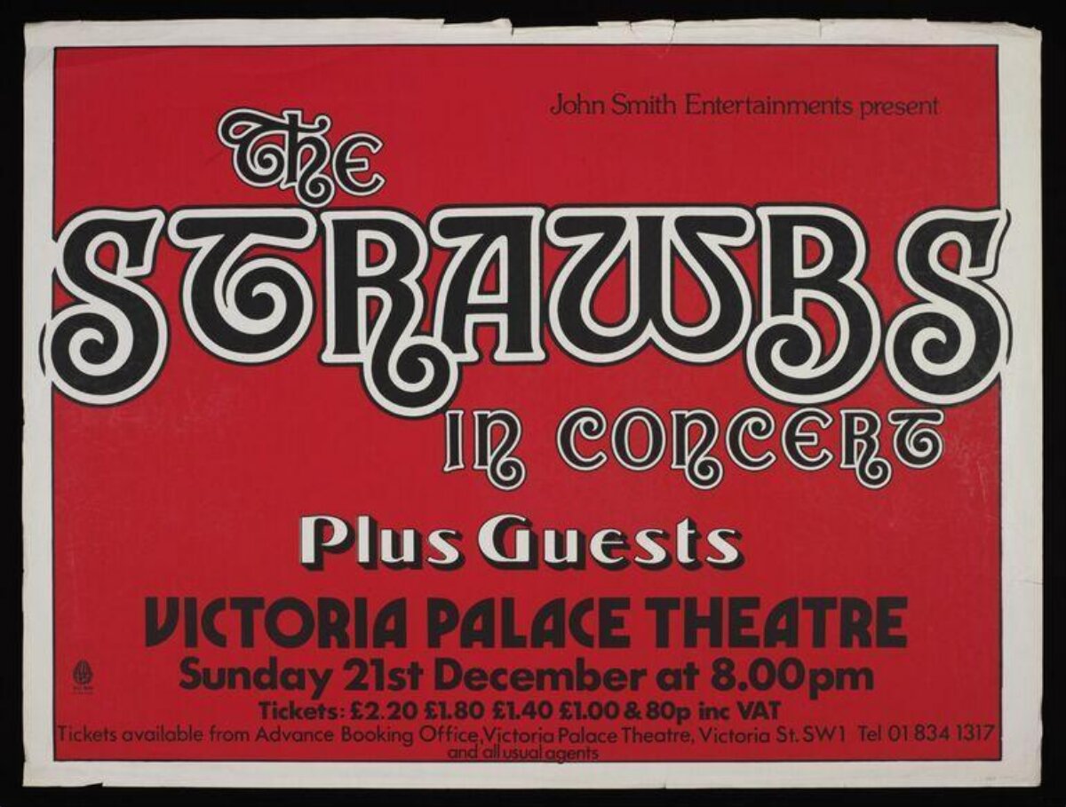 Vintage The Strawbs Concert Poster
