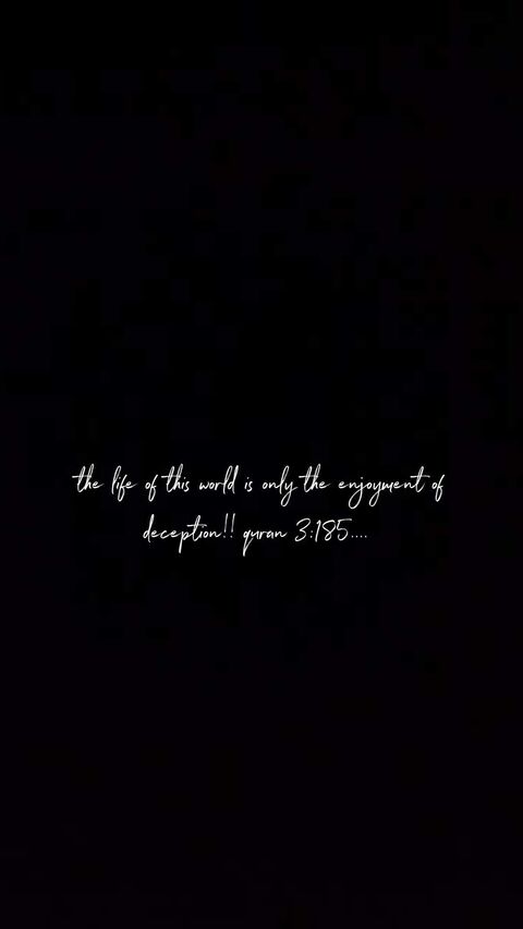Quran Verse Quote on Worldly Life