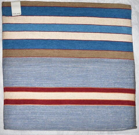 Striped Woven Pillow Cover
