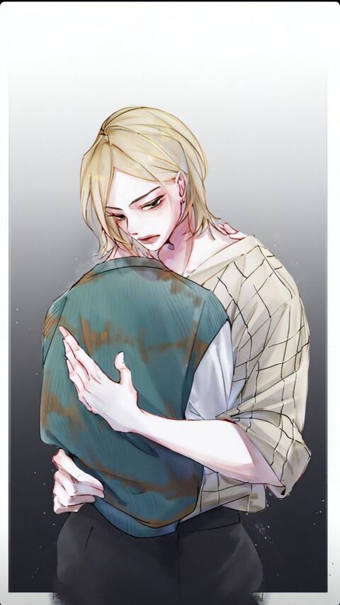 Two Anime Boys Hugging