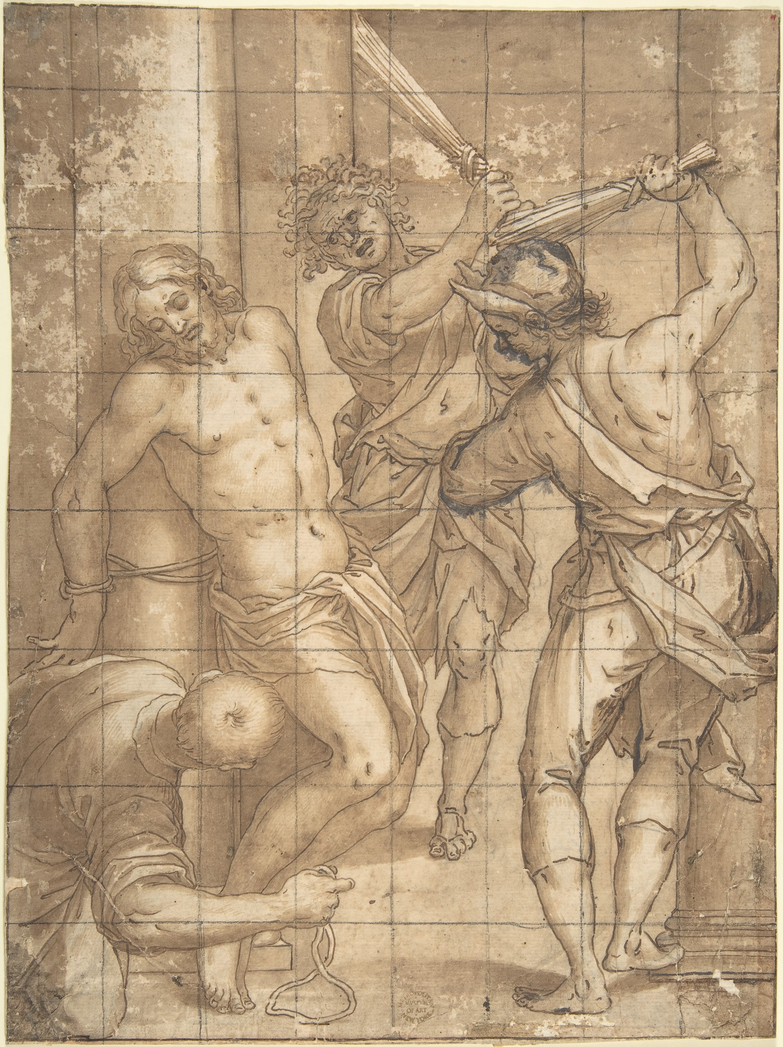 The Flagellation of Christ Sketch