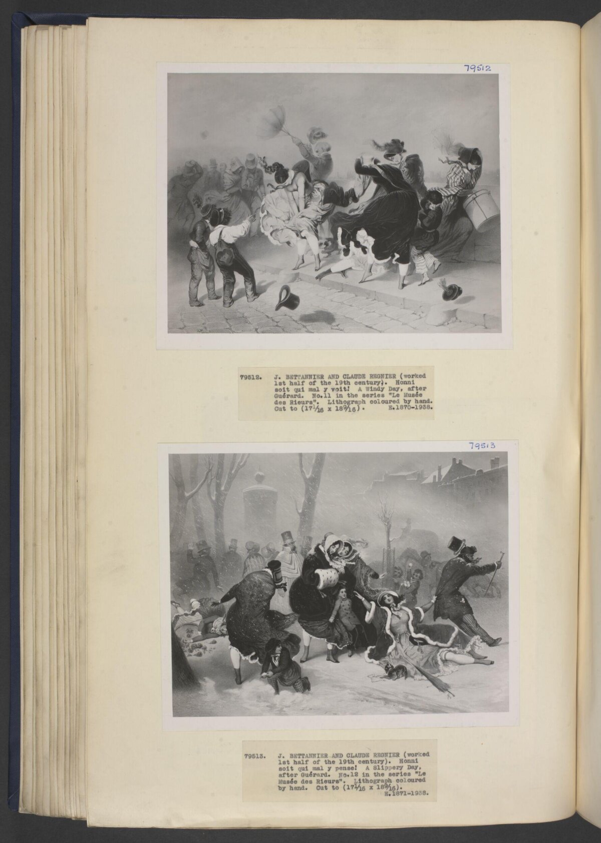 Two 19th Century Comic Lithographs