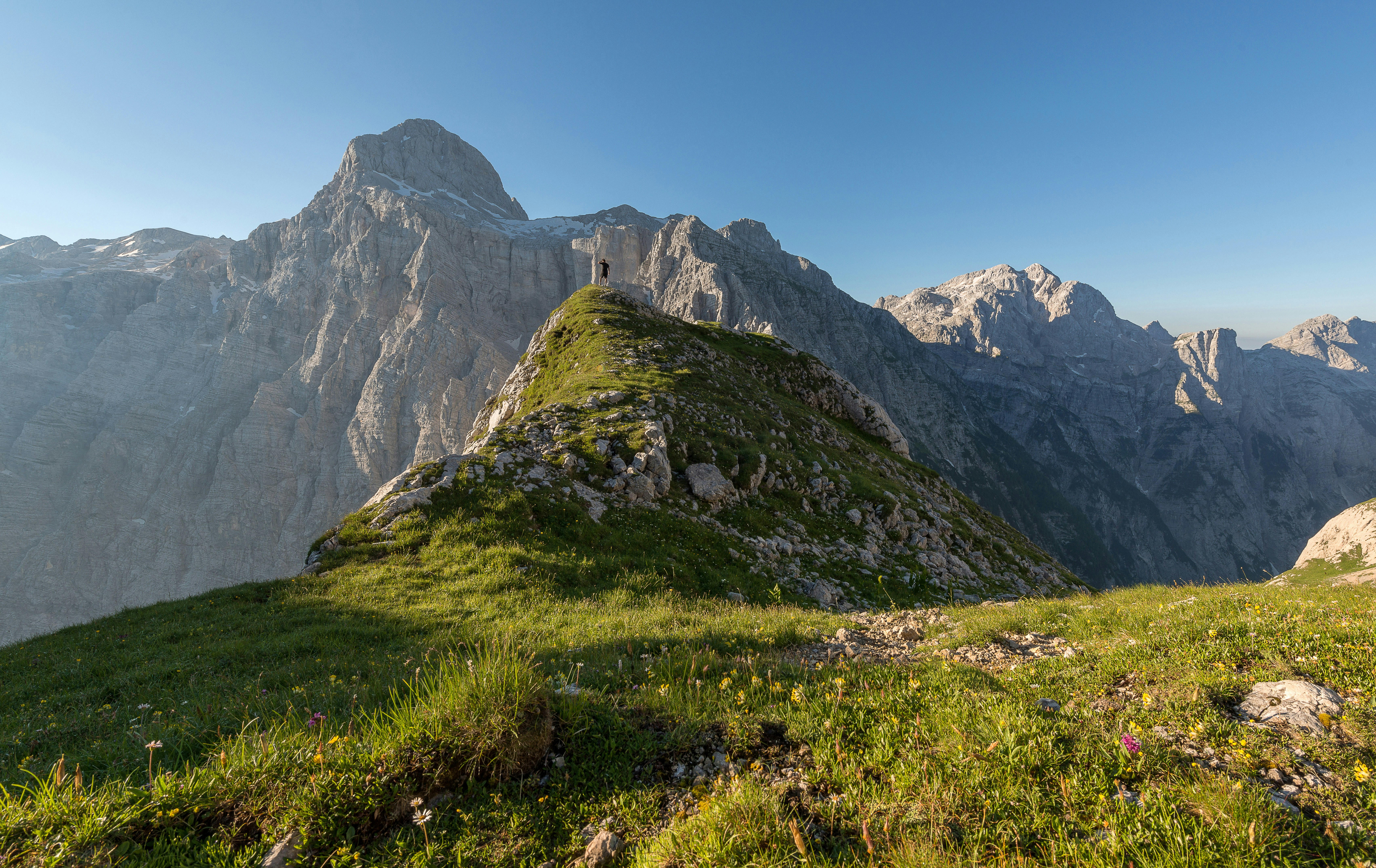 Alpine Mountain Ridge Landscape