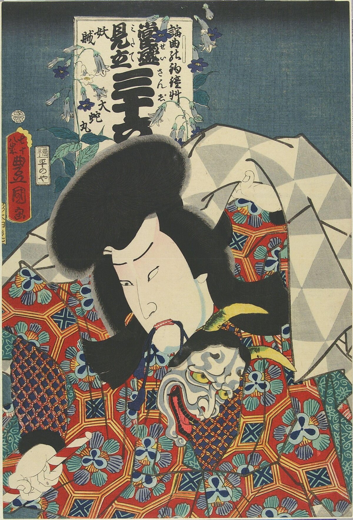 Japanese Ukiyo-e Kabuki Actor Portrait
