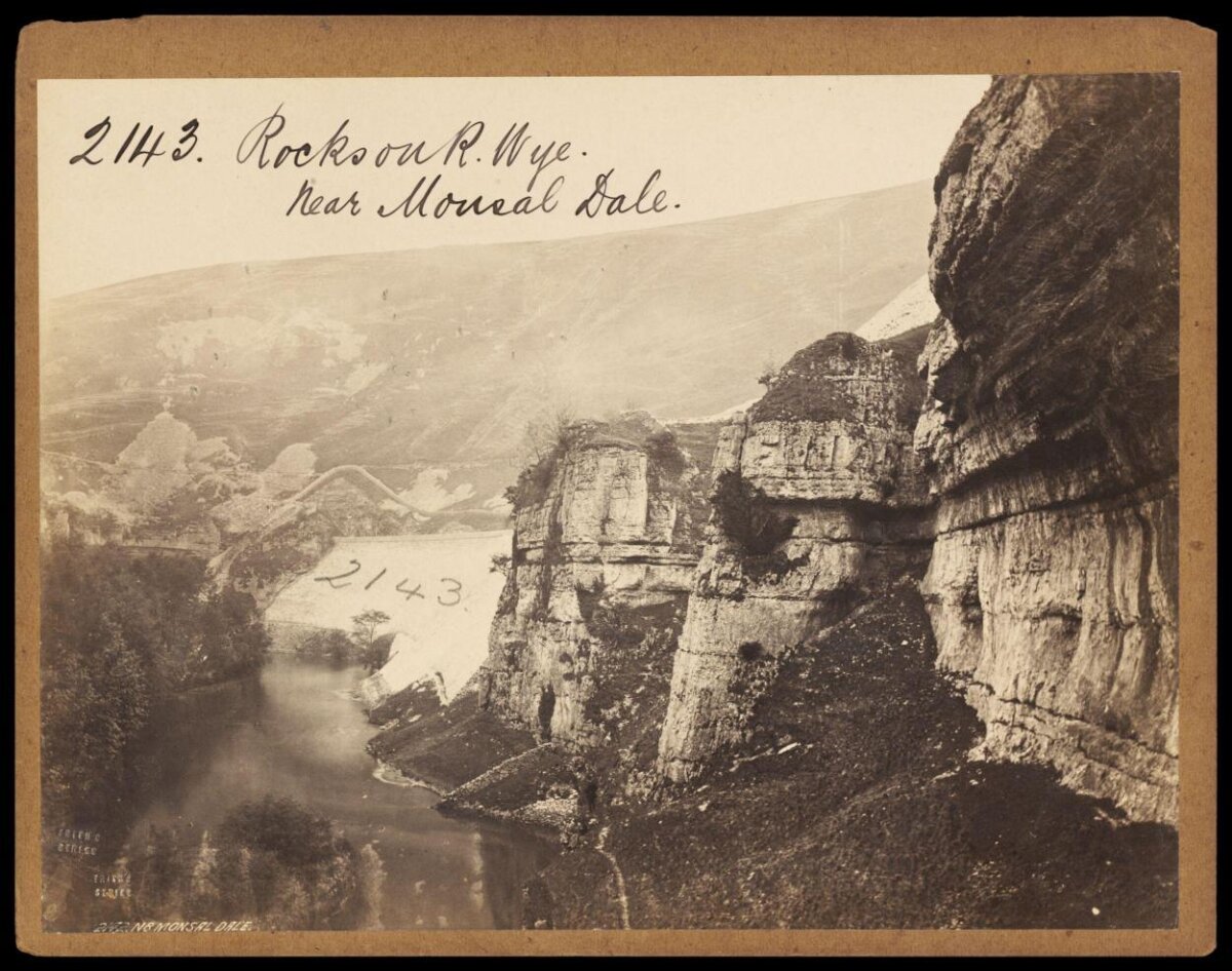 Rocks on Wye near Monsal Dale
