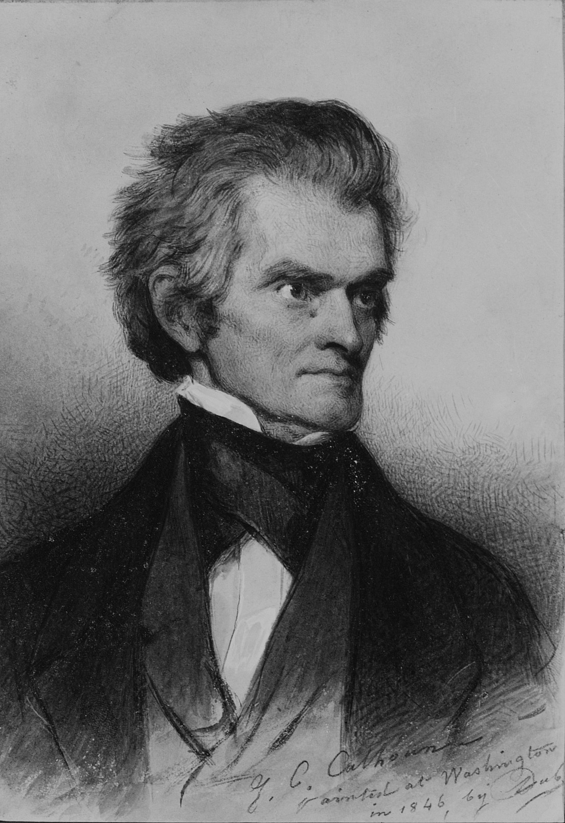 1846 Portrait of John C. Calhoun
