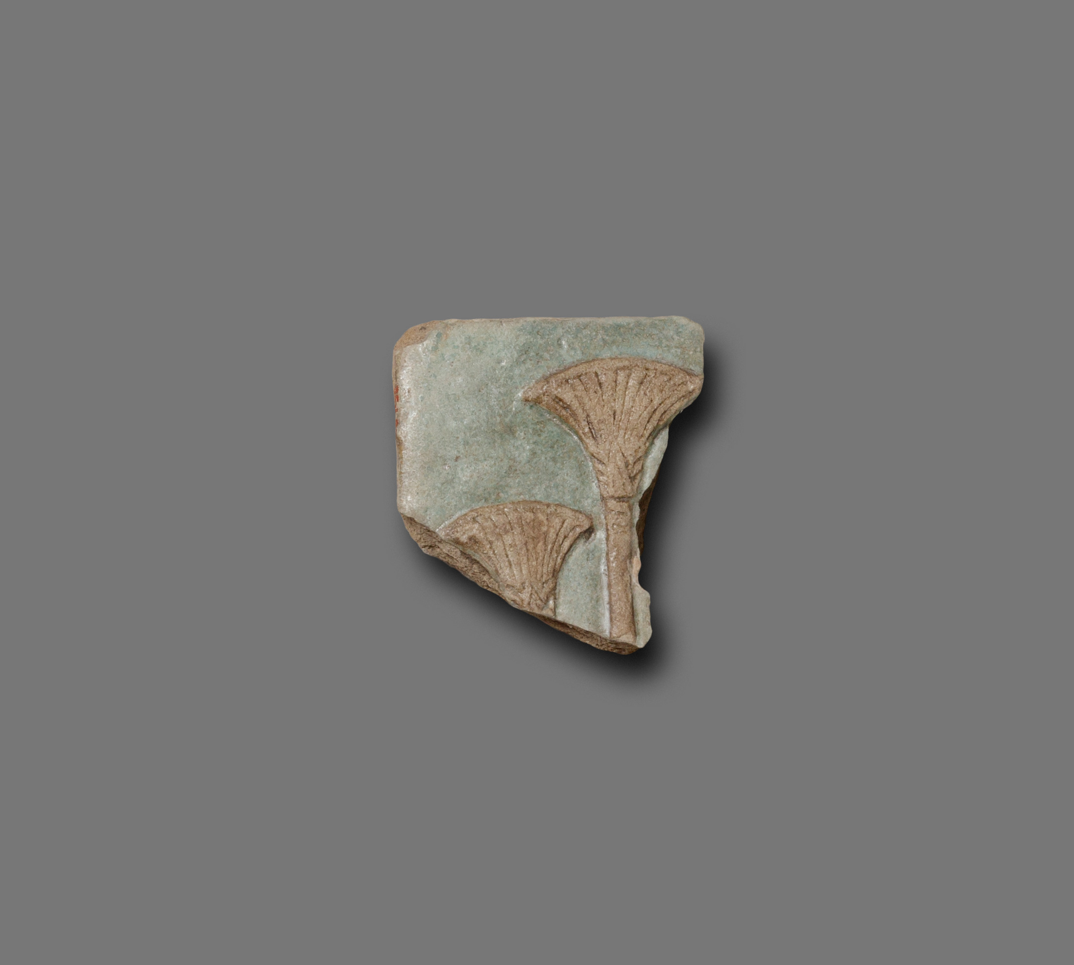 Ancient Pine Pattern Tile Fragment