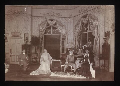 Vintage Stage Play Performance Photo