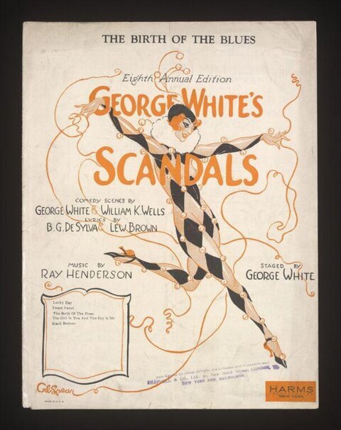 The Birth of the Blues Sheet Music Cover