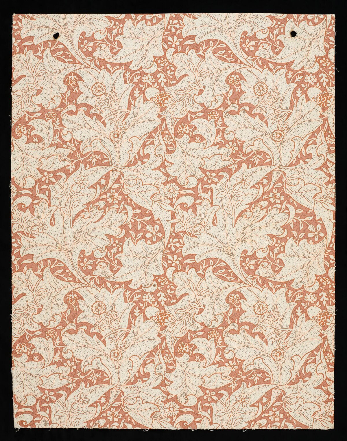 Vintage Pink Floral Textile Pattern
