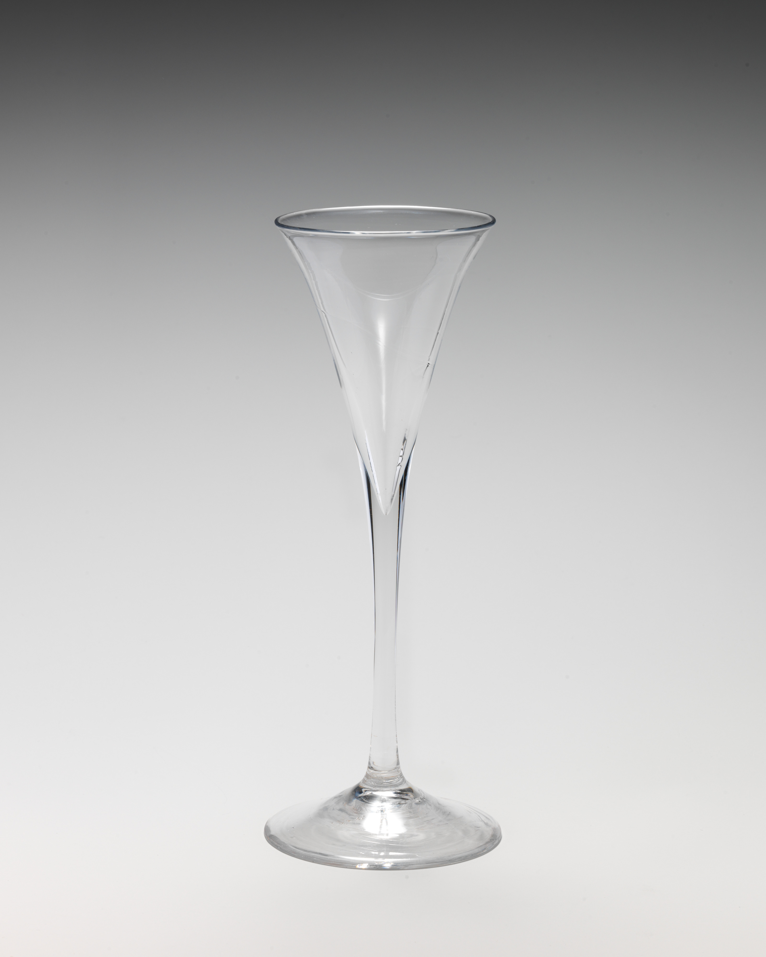 Clear Empty Champagne Flute