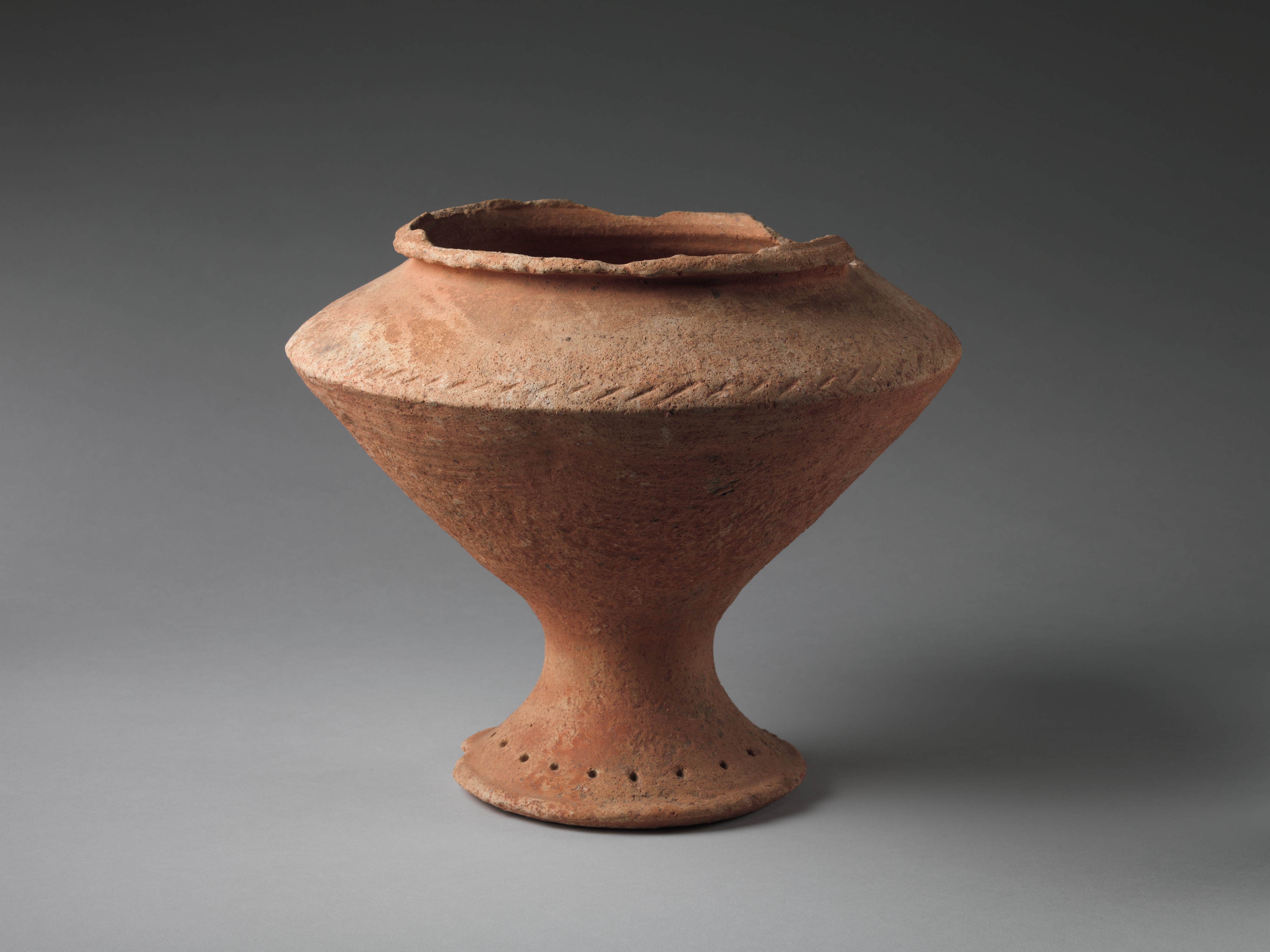 Ancient Red Pottery Jar