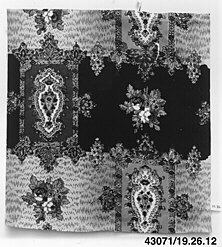 Antique Ornate Patterned Textile Fragment