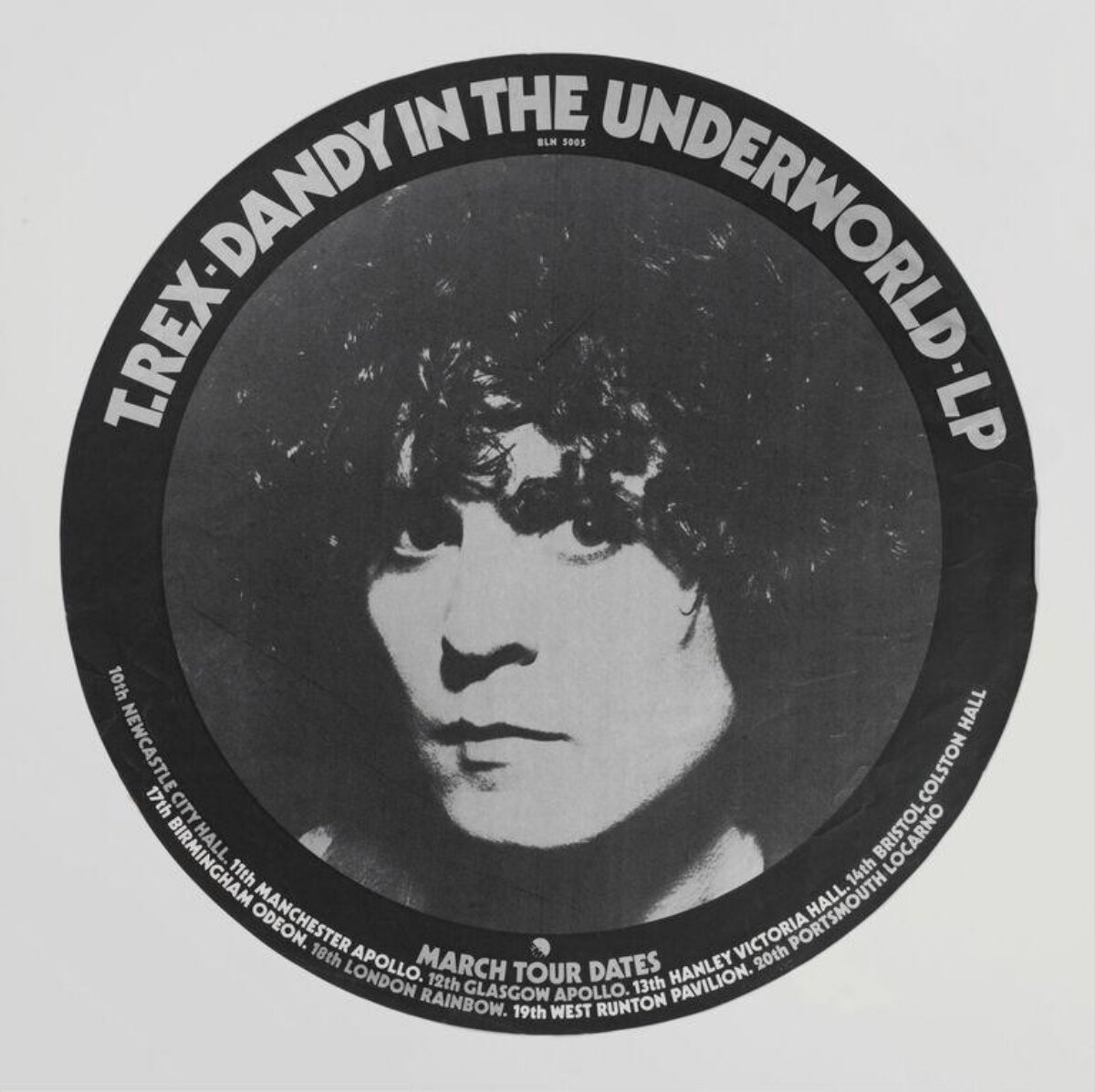 T.Rex Dandy In The Underworld LP Promo