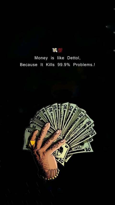 Money Like Dettol Quote Art