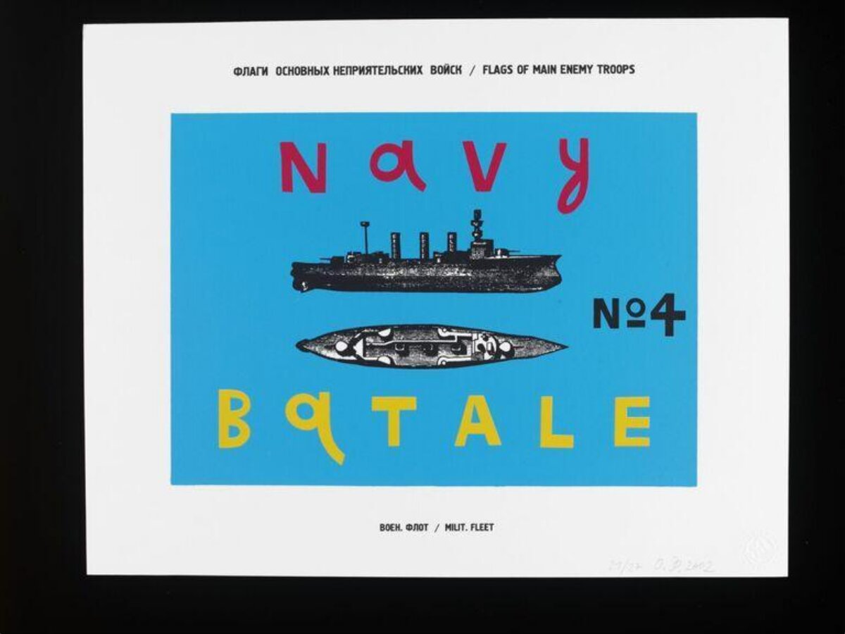 Navy Batale No.4 Art Print