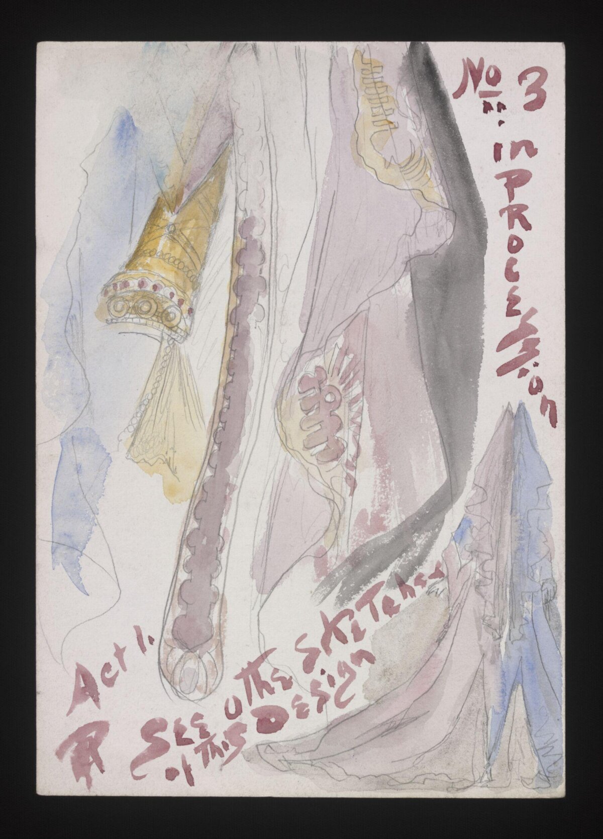 Procession Costume Design Sketch