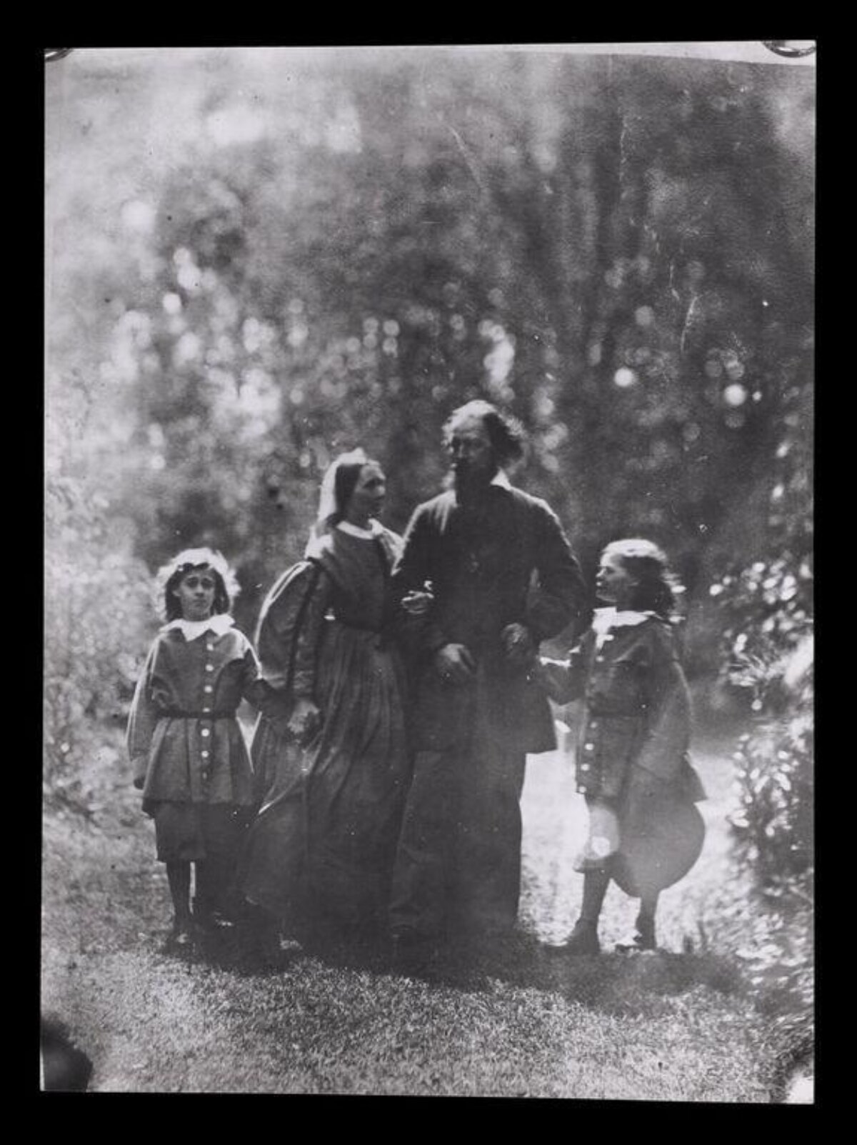 Victorian Family Outdoor Portrait