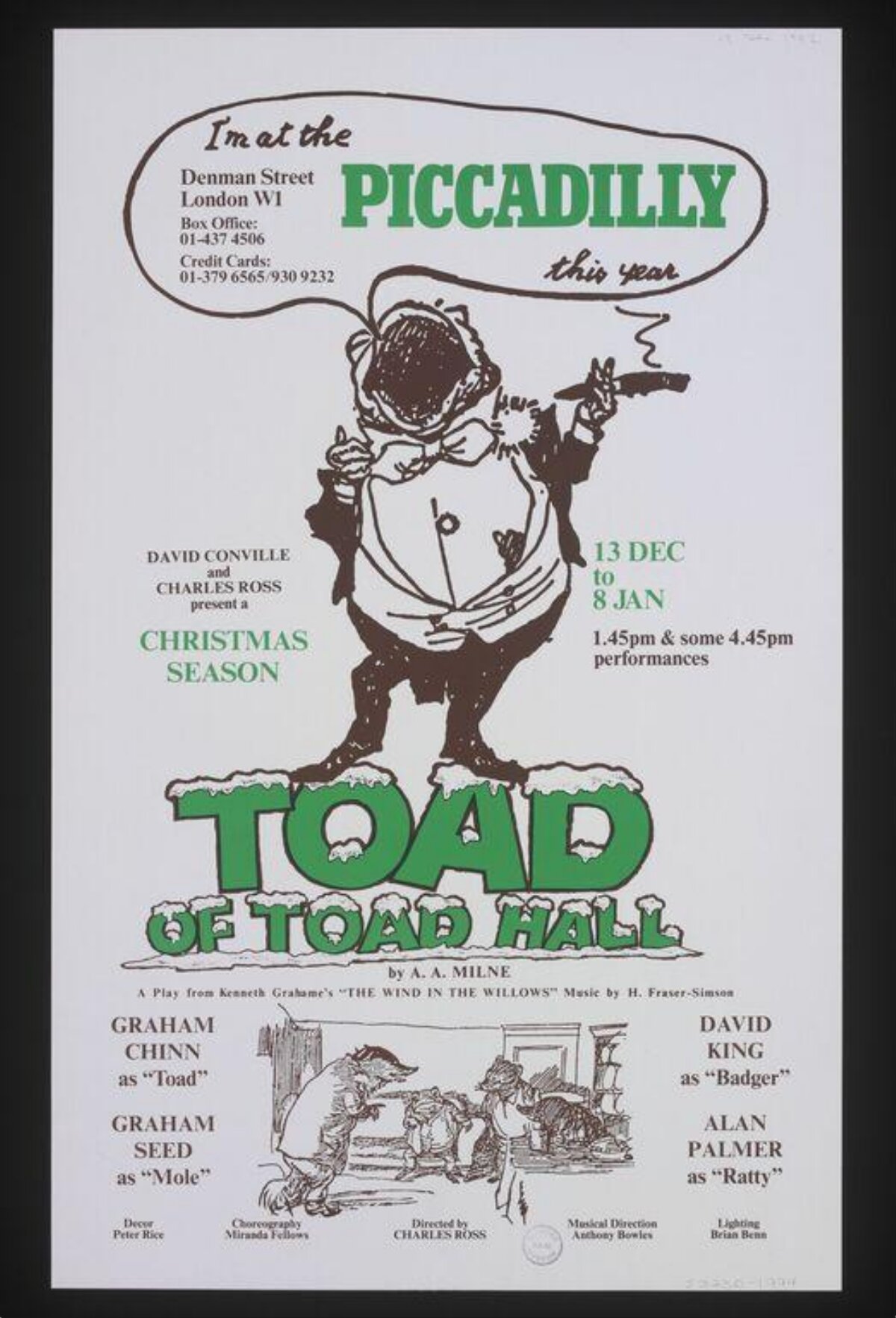 Toad of Toad Hall Theatre Poster