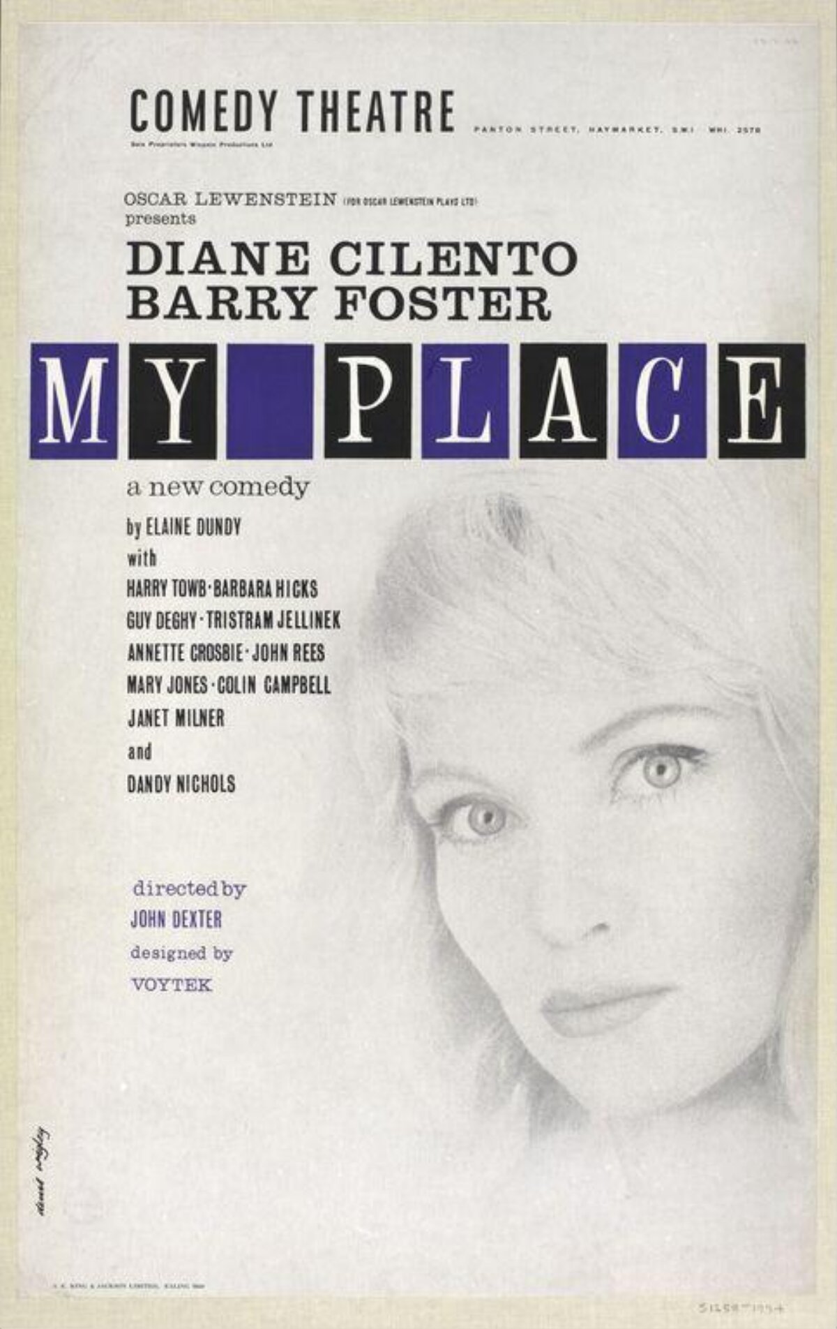 My Place Comedy Play Poster