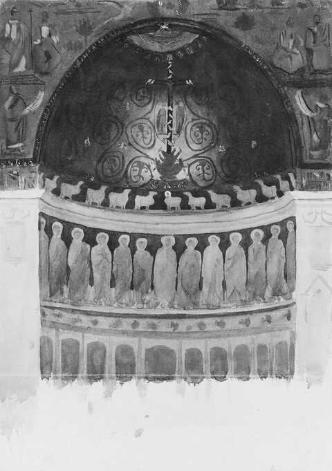 Sketch of Early Christian Apse Mural