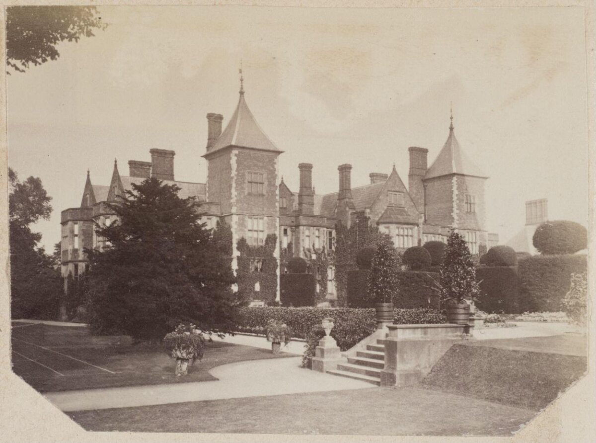 Vintage Country Manor House View