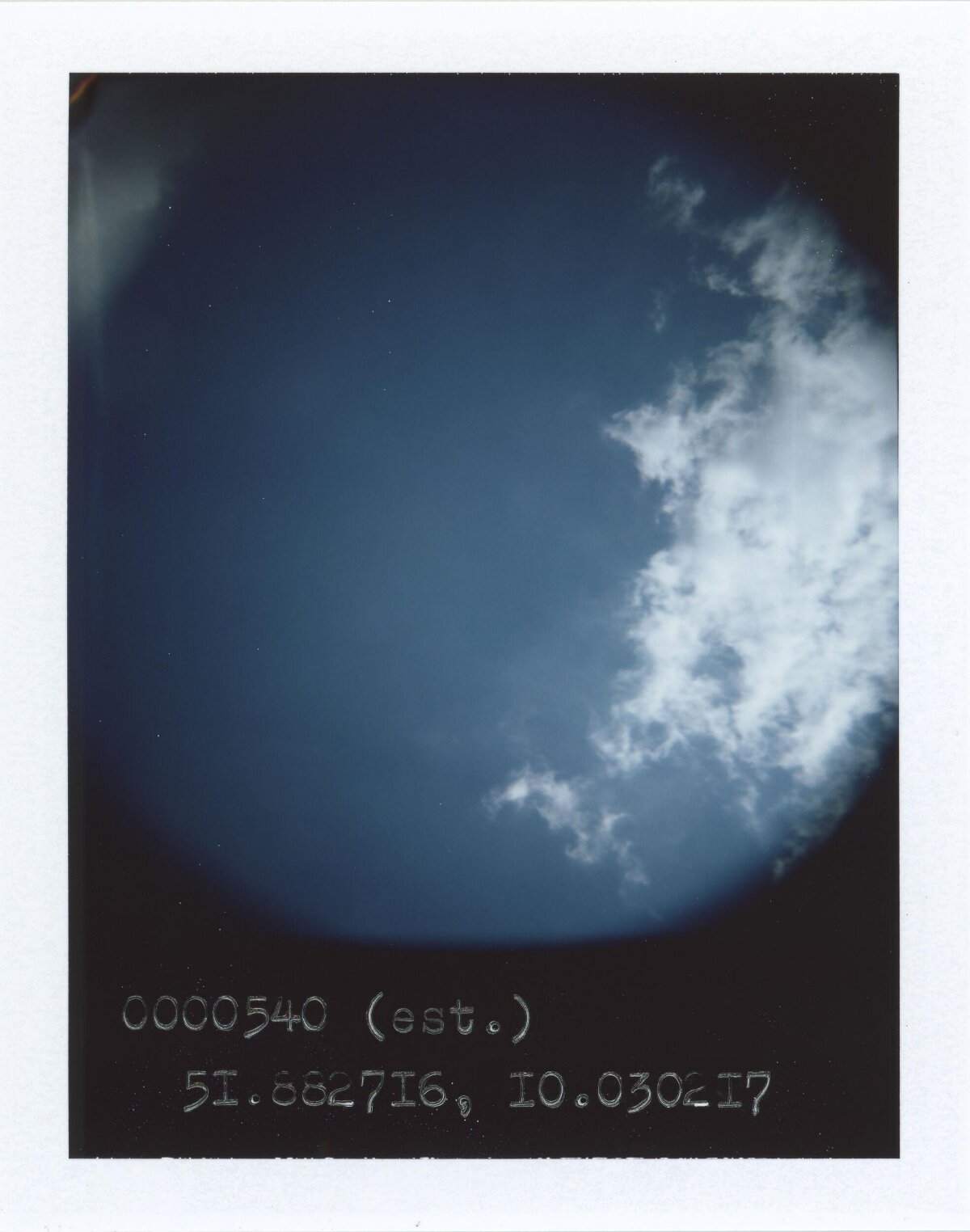 Blue Sky With White Clouds