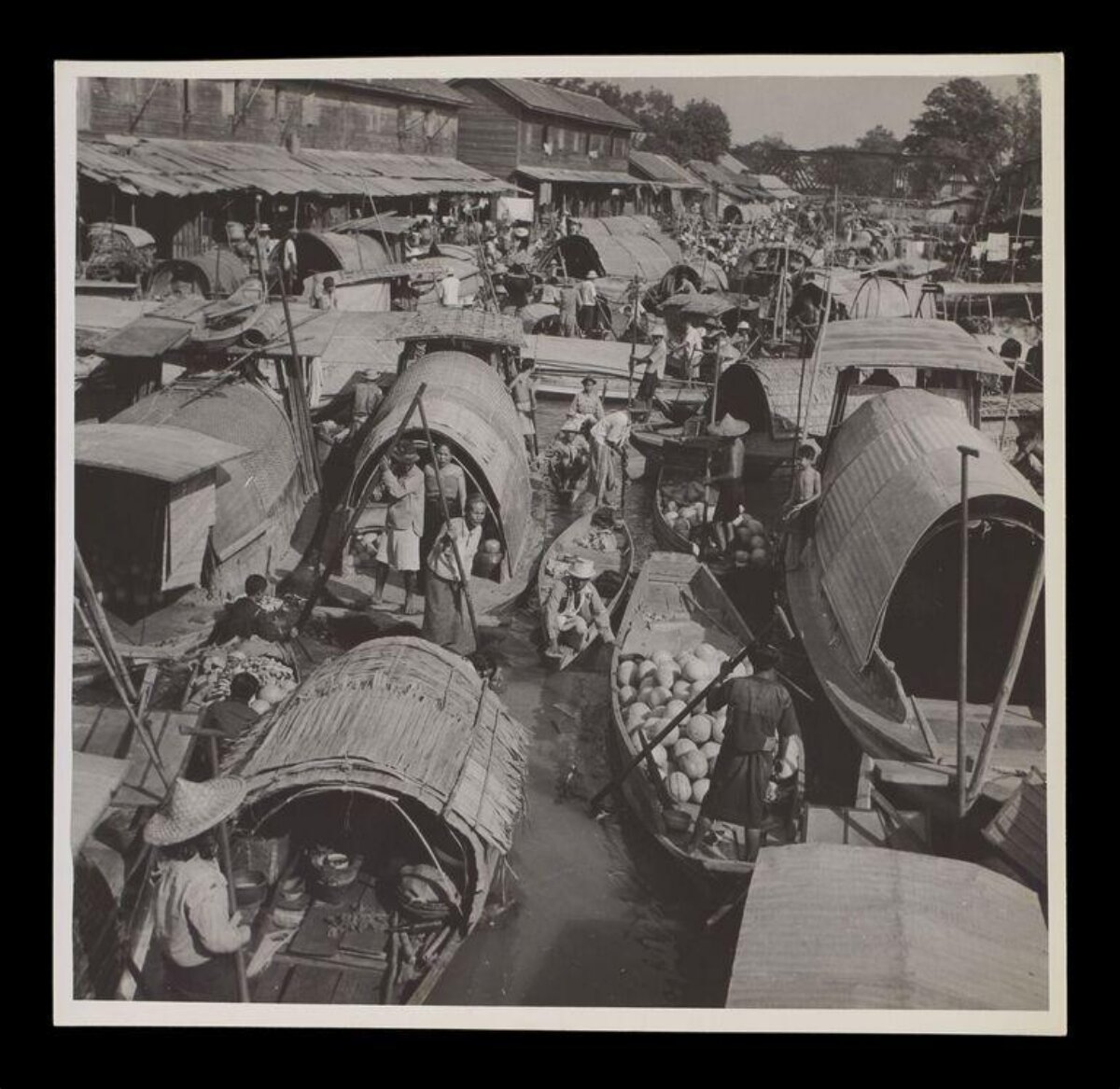 Vintage Waterfront Floating Market