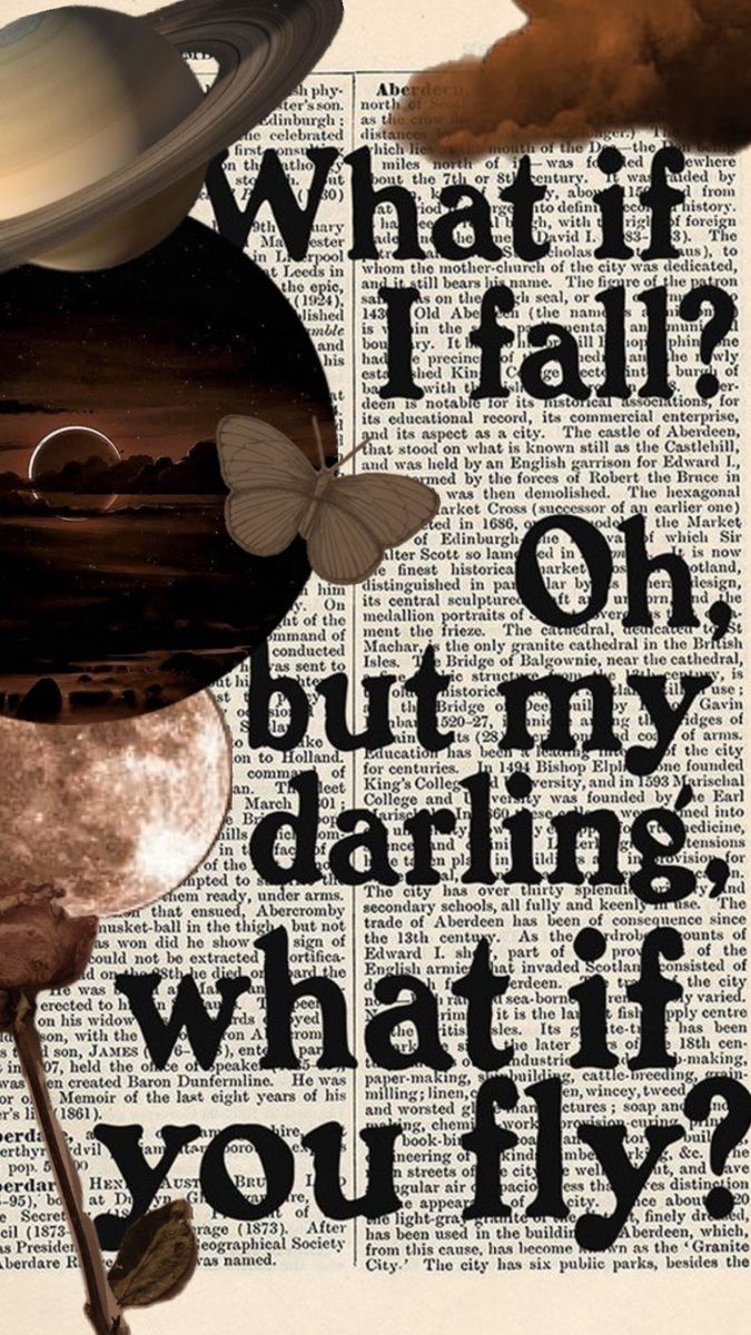 Vintage Celestial Quote Collage