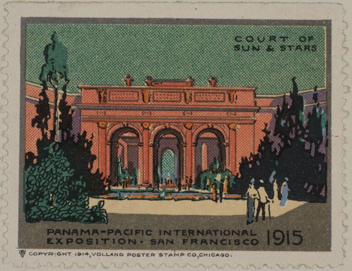 1915 Panama-Pacific Exposition Poster Stamp