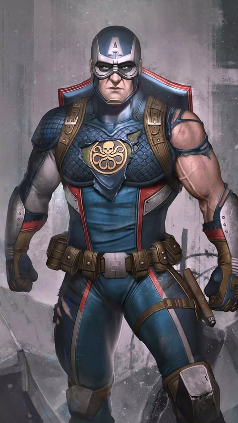 Hydra Captain America Portrait