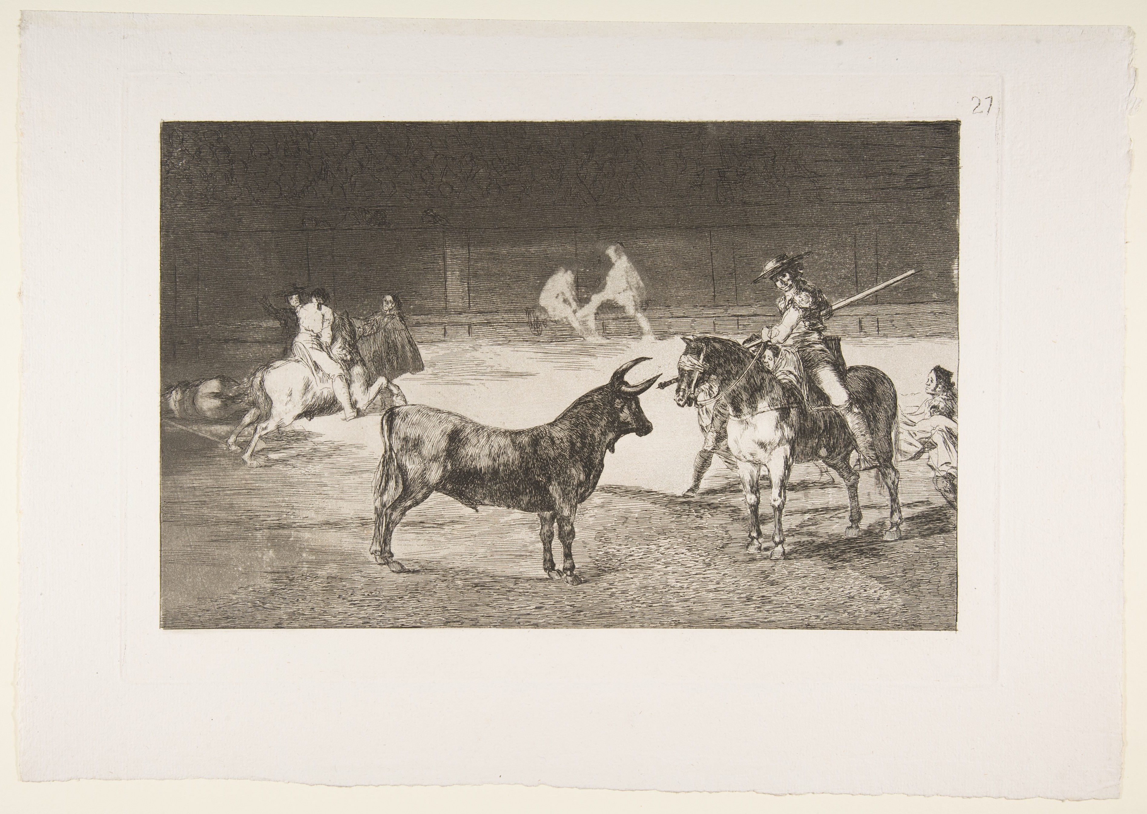 Bullfight Scene in the Arena