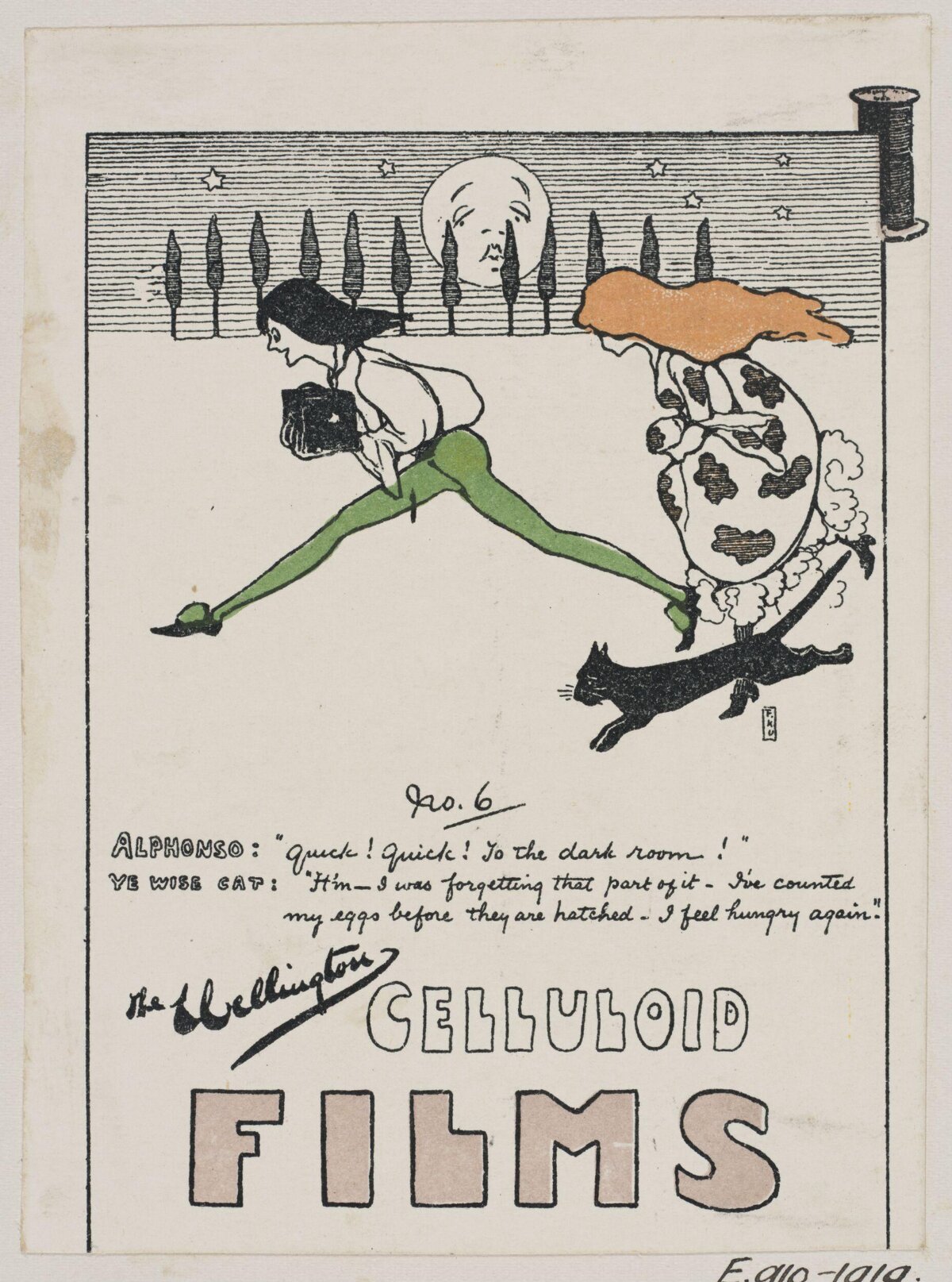 Vintage Celluloid Films Advertisement