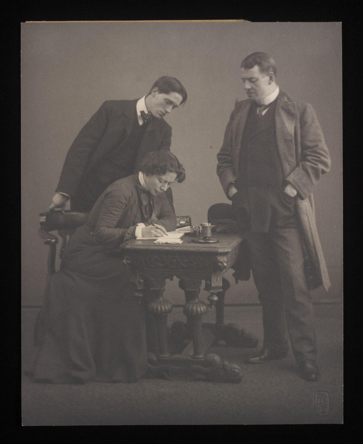 Vintage Portrait of Three People