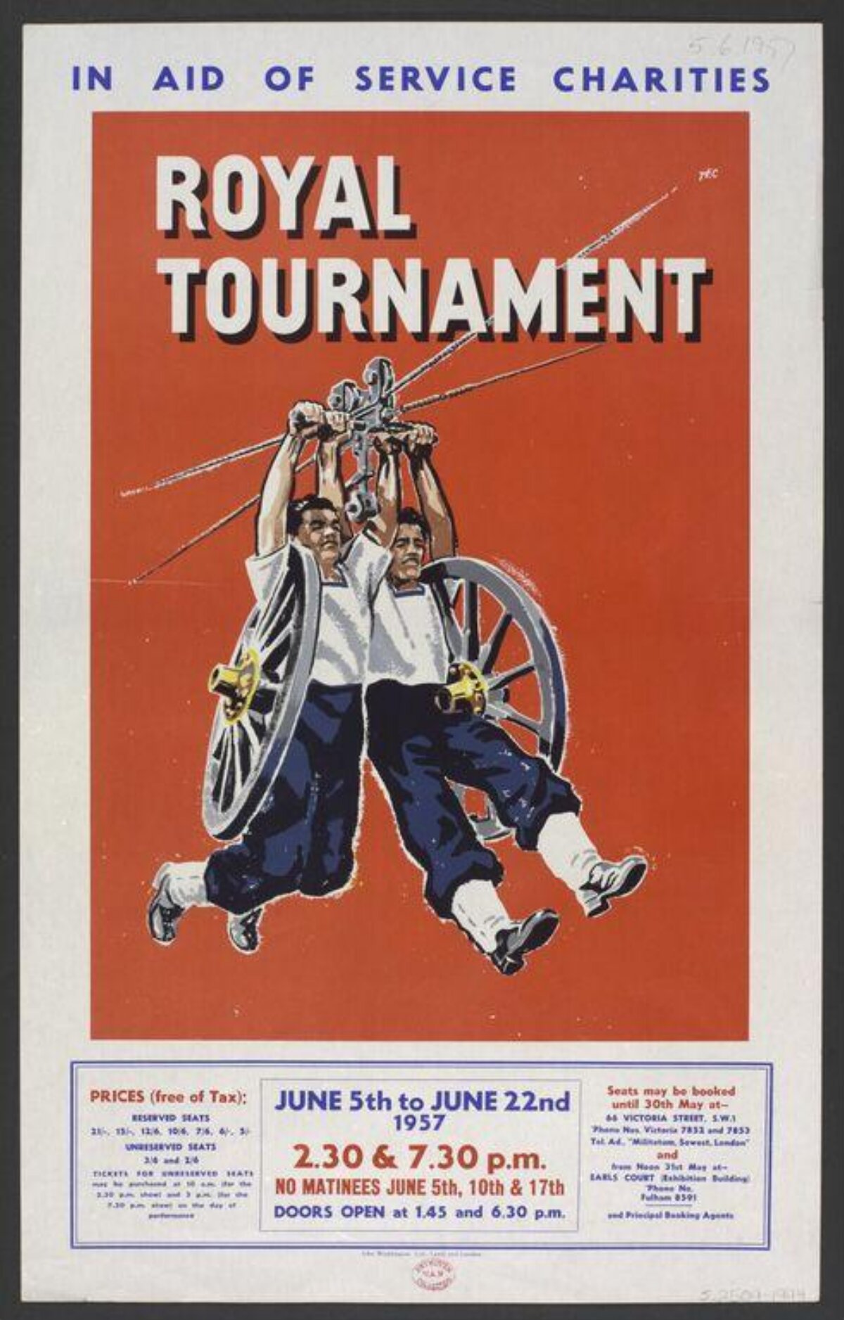 1957 Royal Tournament Charity Poster