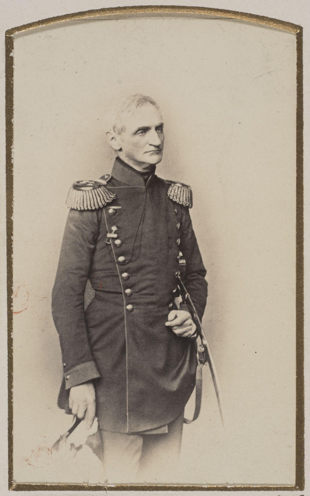 Vintage Portrait of Military Officer