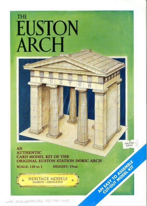 Euston Arch Card Model Kit Cover